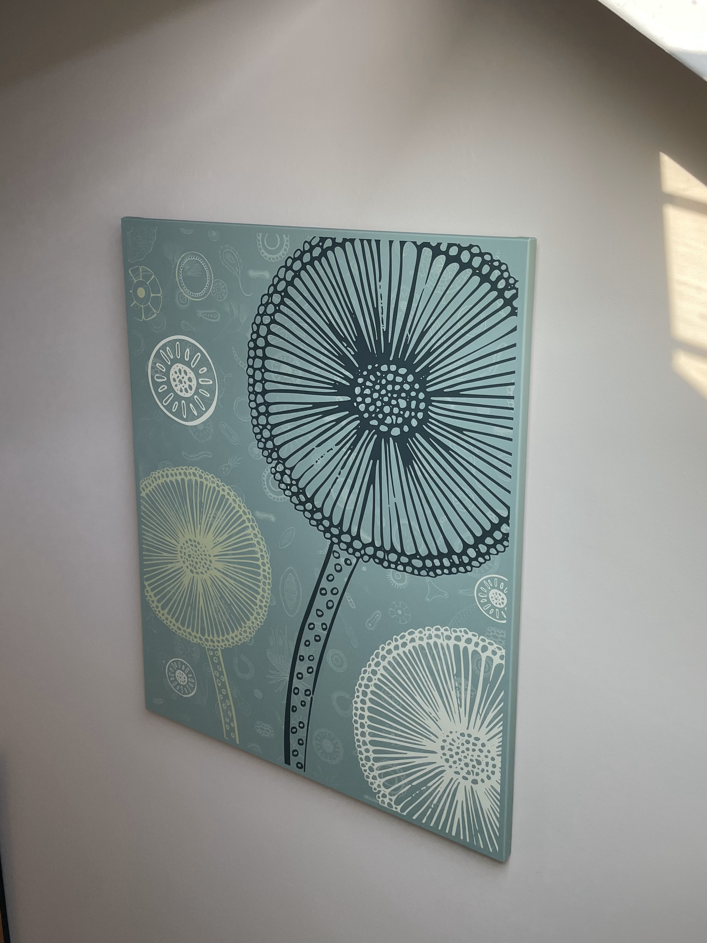 Through The Microscope - Green Framed